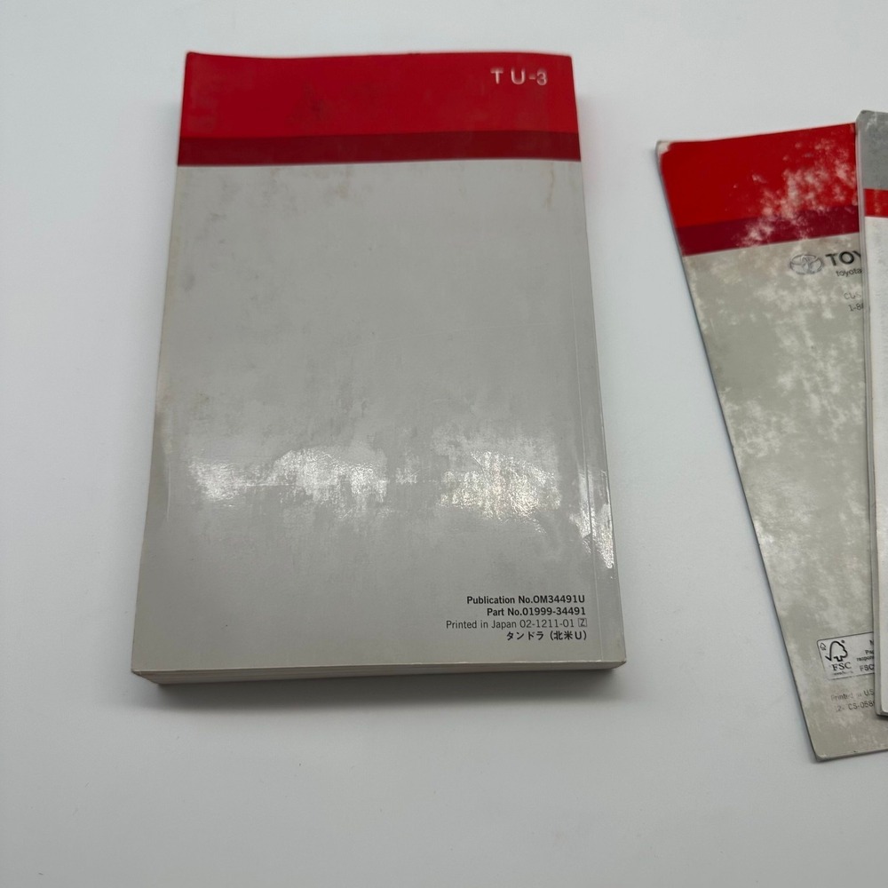 2013 Toyota Tundra Owners Manual OEM Set w/ Quick Reference - Picture 5 of 7